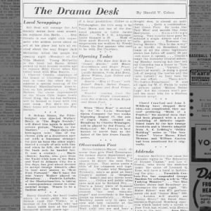 Pittsburgh Post-Gazette. Pittsburgh, Pennsylvania. Mercoledì 5 agosto 1942. Pagina 19
